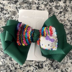 NEW HANDMADE HELLO KITTY hairbow